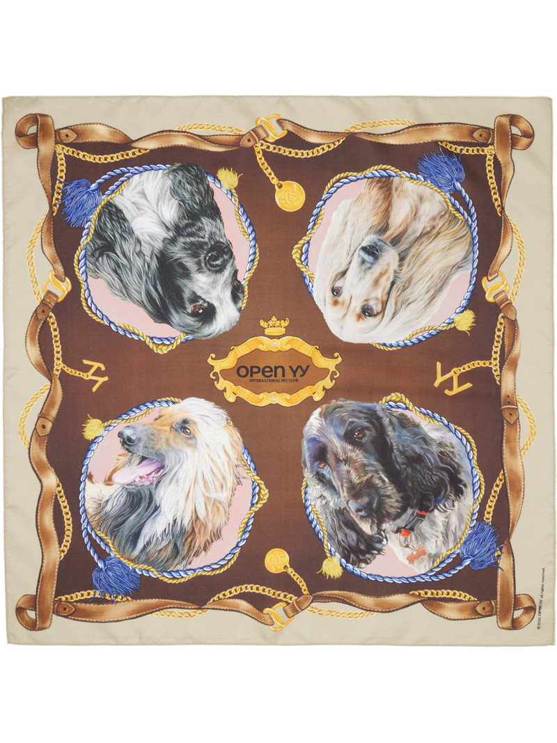 Multicolor 'International Pet Club' Scarf 1