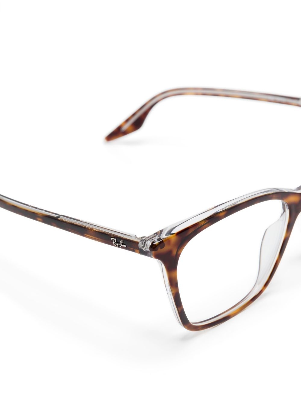 tortoiseshell-effect glasses - 3