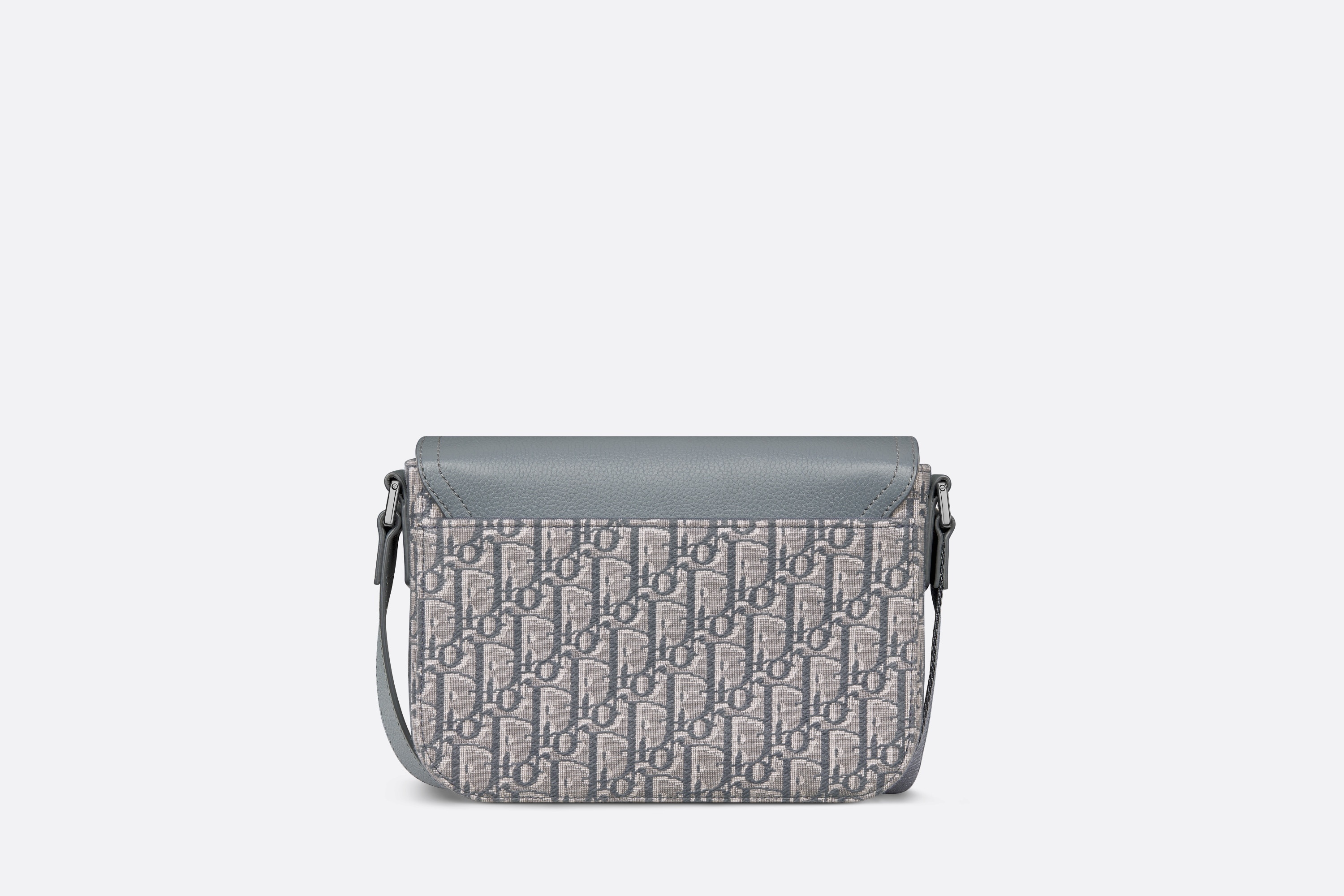 Small Saddle Messenger Bag with Flap - 2