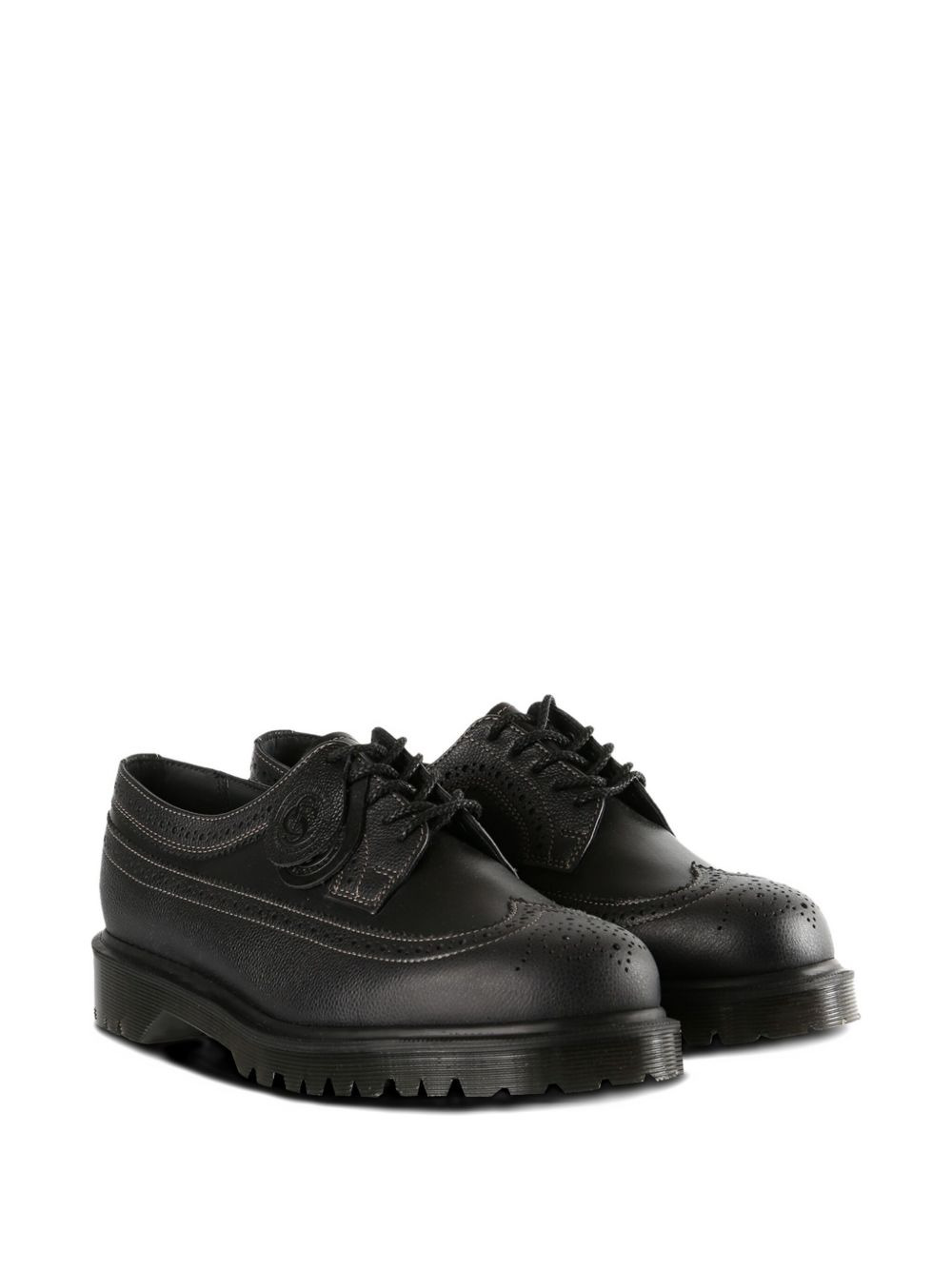 leather derby shoes - 2