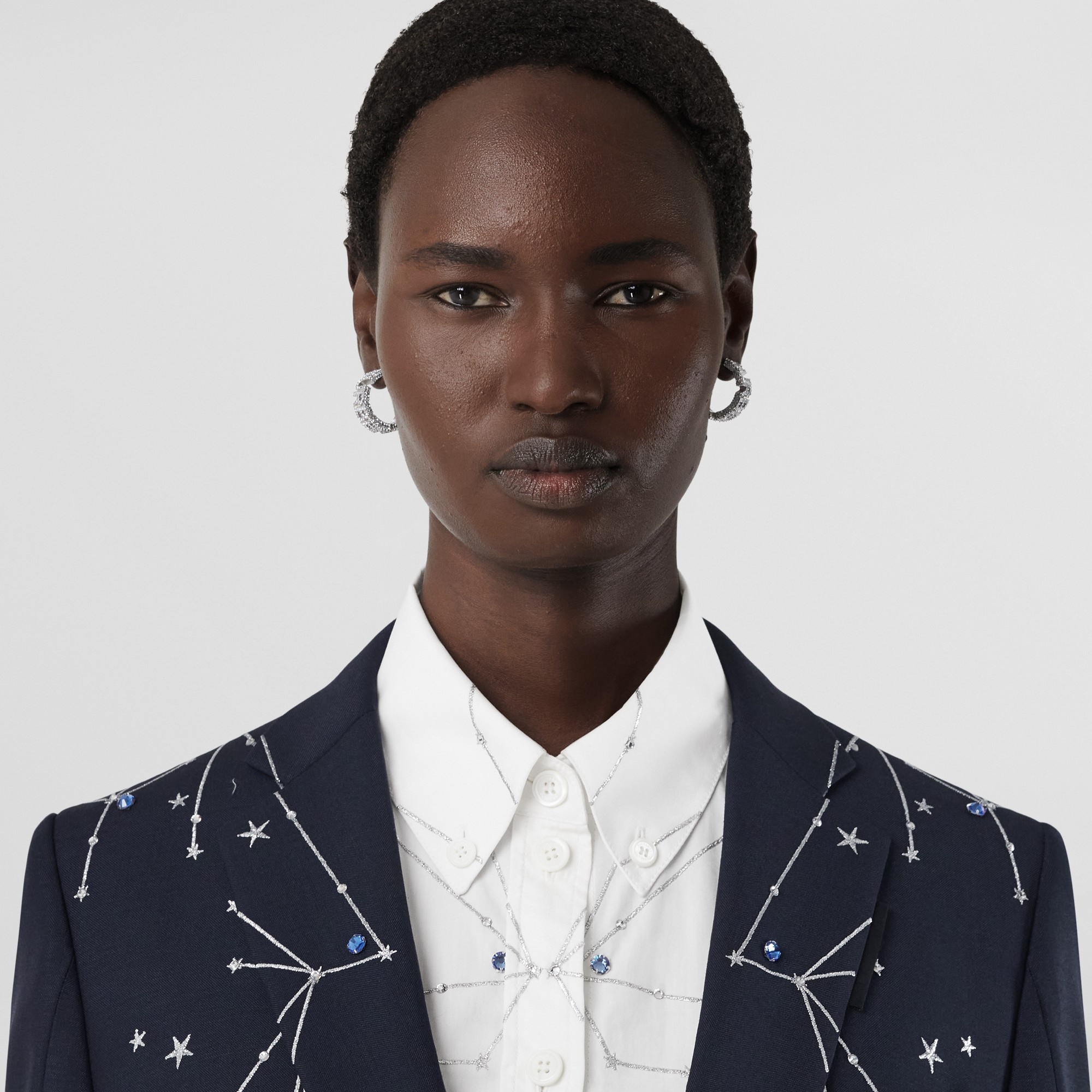 Constellation Detail Mohair Wool Tailored Jacket – Exclusive Capsule Collection - 2
