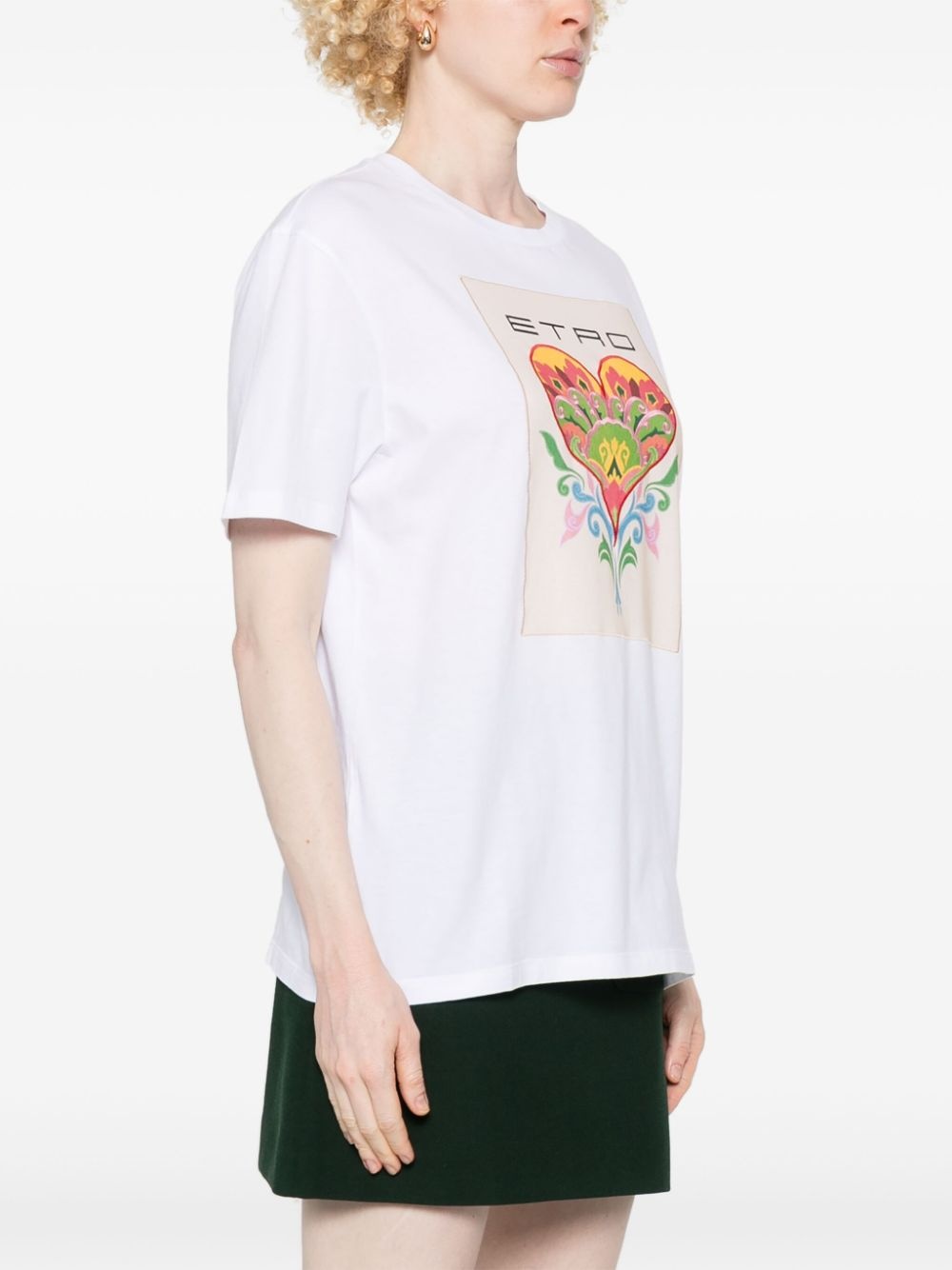 logo-print T-shirt - 3