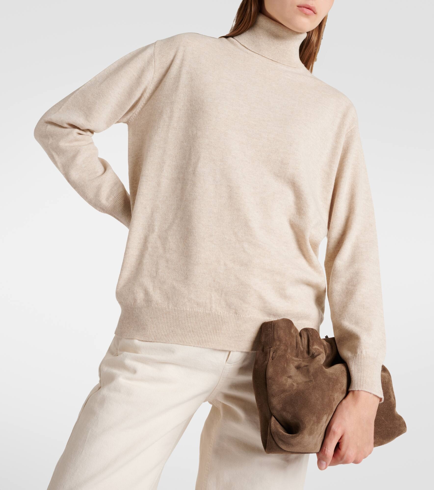 Monili cashmere turtleneck sweater - 6