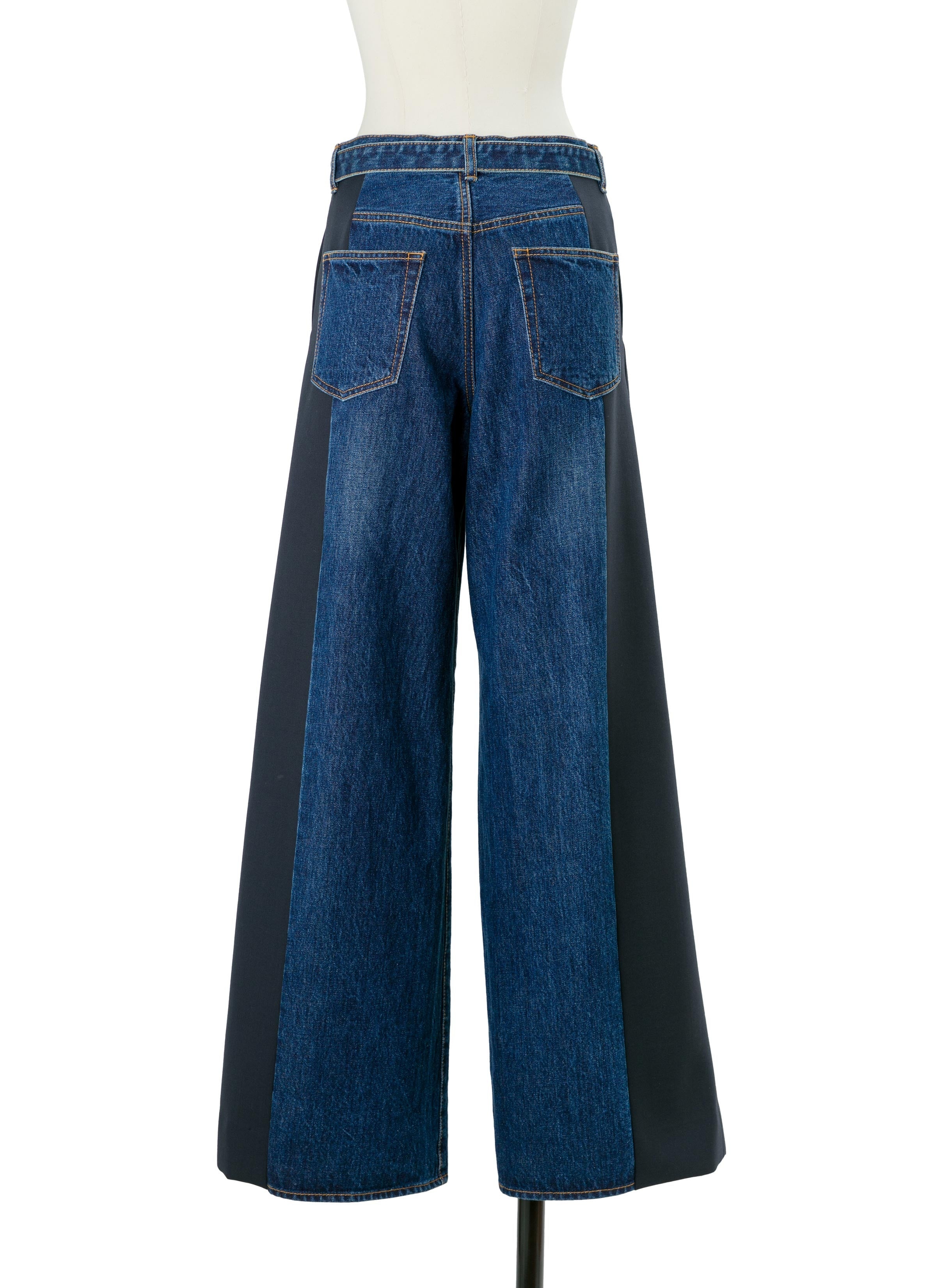 【sacai】Suiting x Denim Pants sacai Denim x Suiting Pants | REVERSIBLE