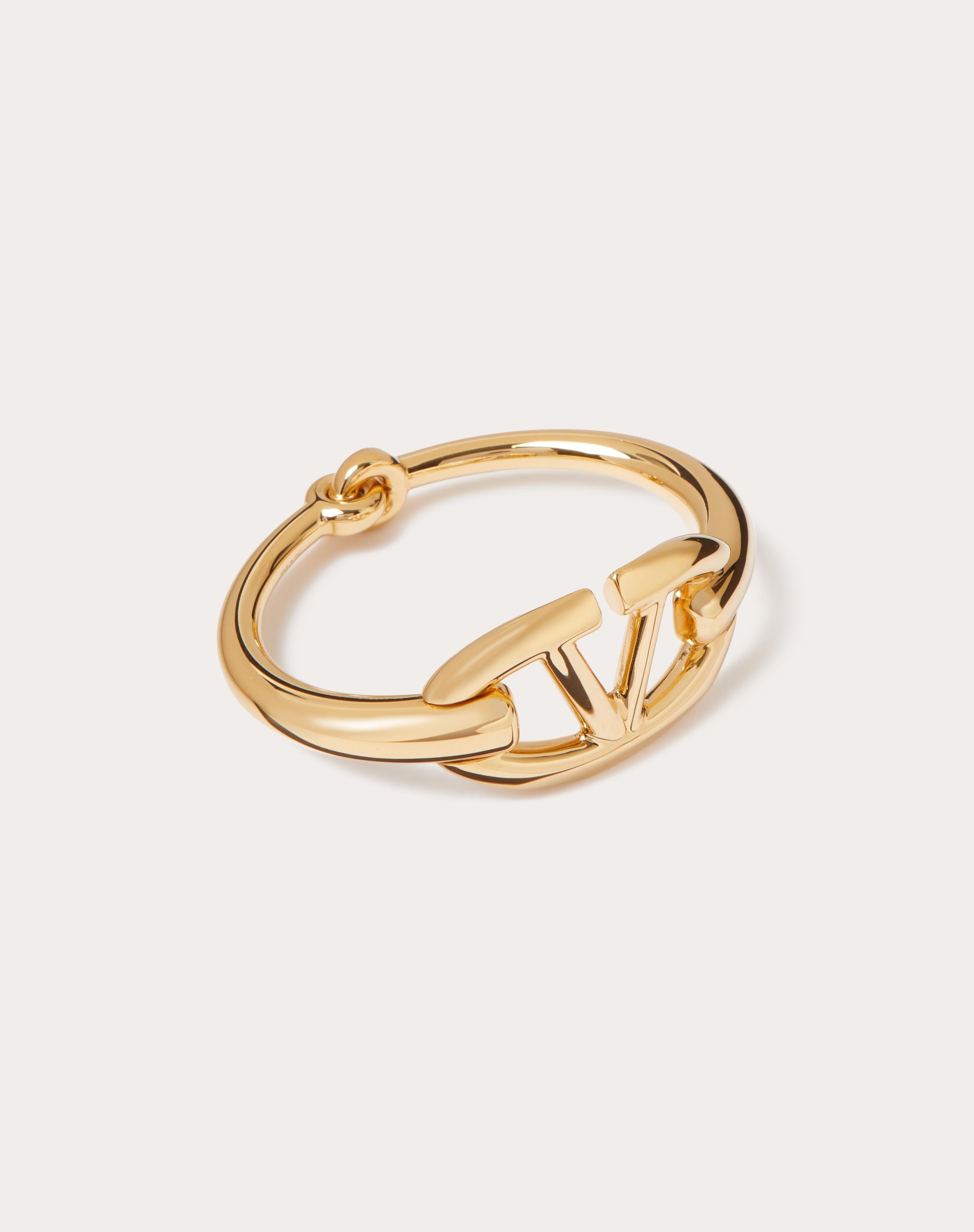 VLOGO METAL SIGNATURE BANGLE - 3