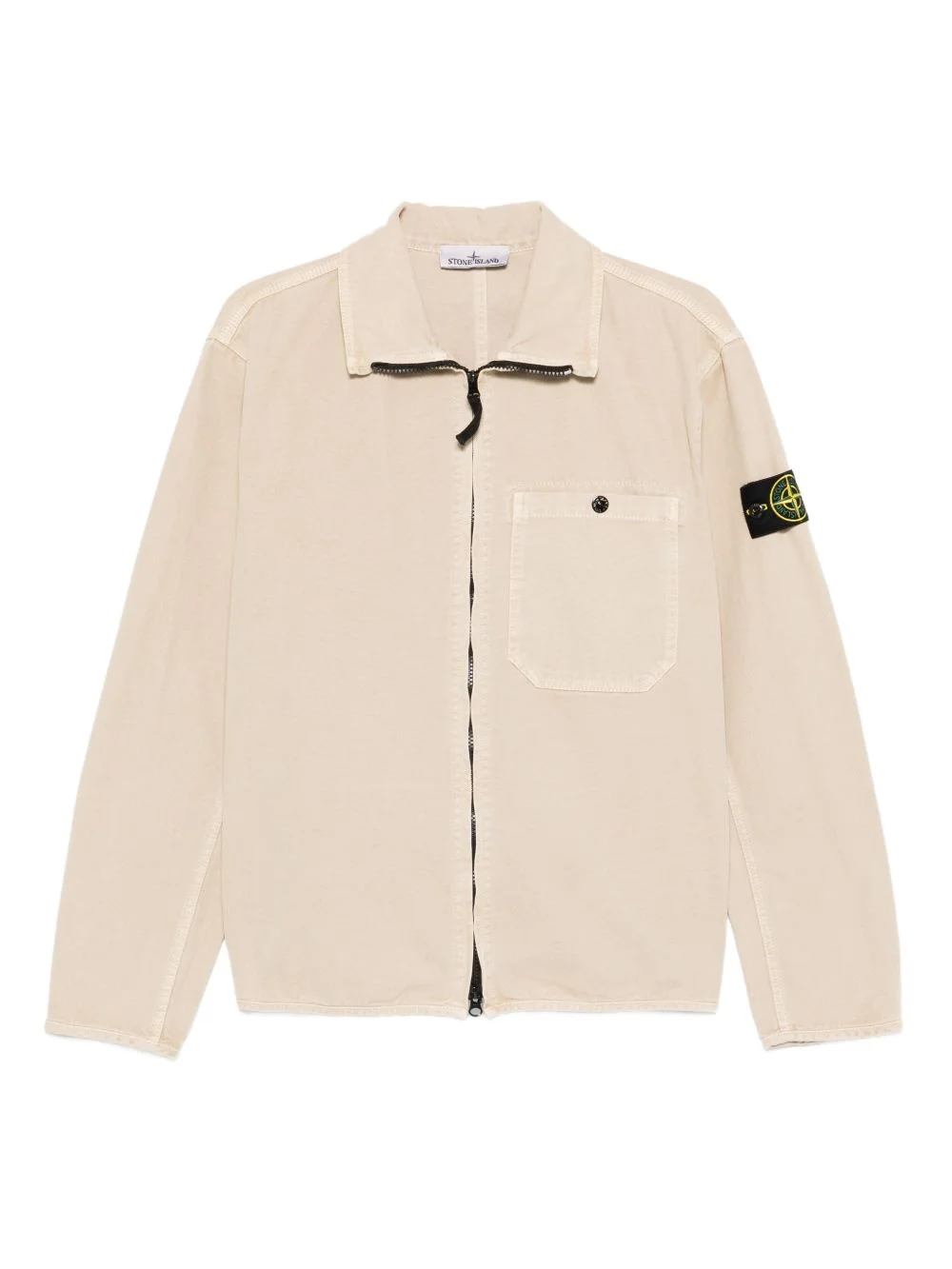 patch-pocket zip overshirt - 1