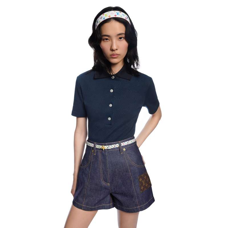 LV x TM Mini Flowergram 15mm Reversible Belt 5