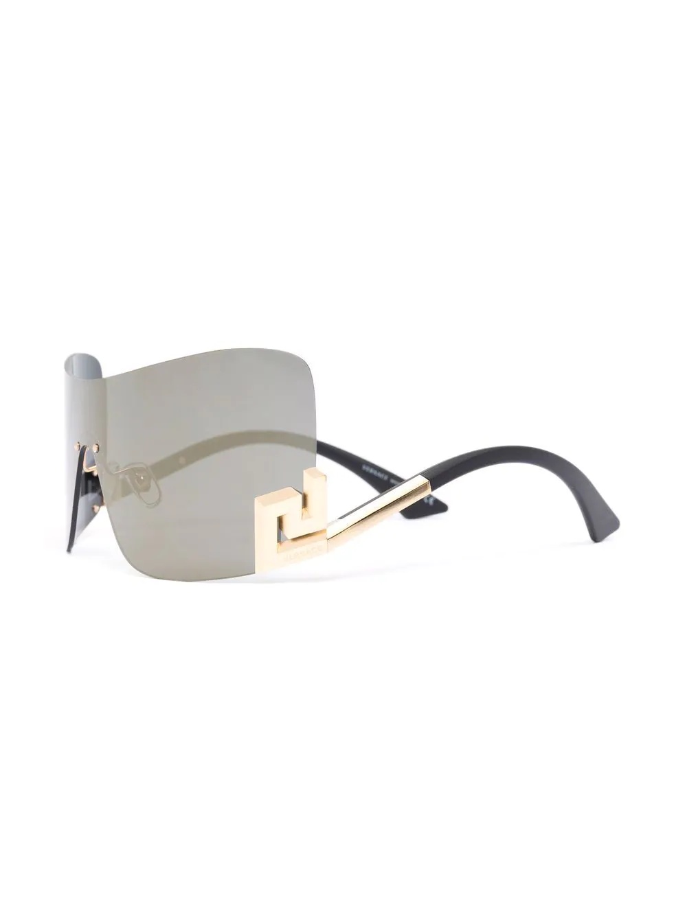 mirrored shield-frame sunglasses - 2