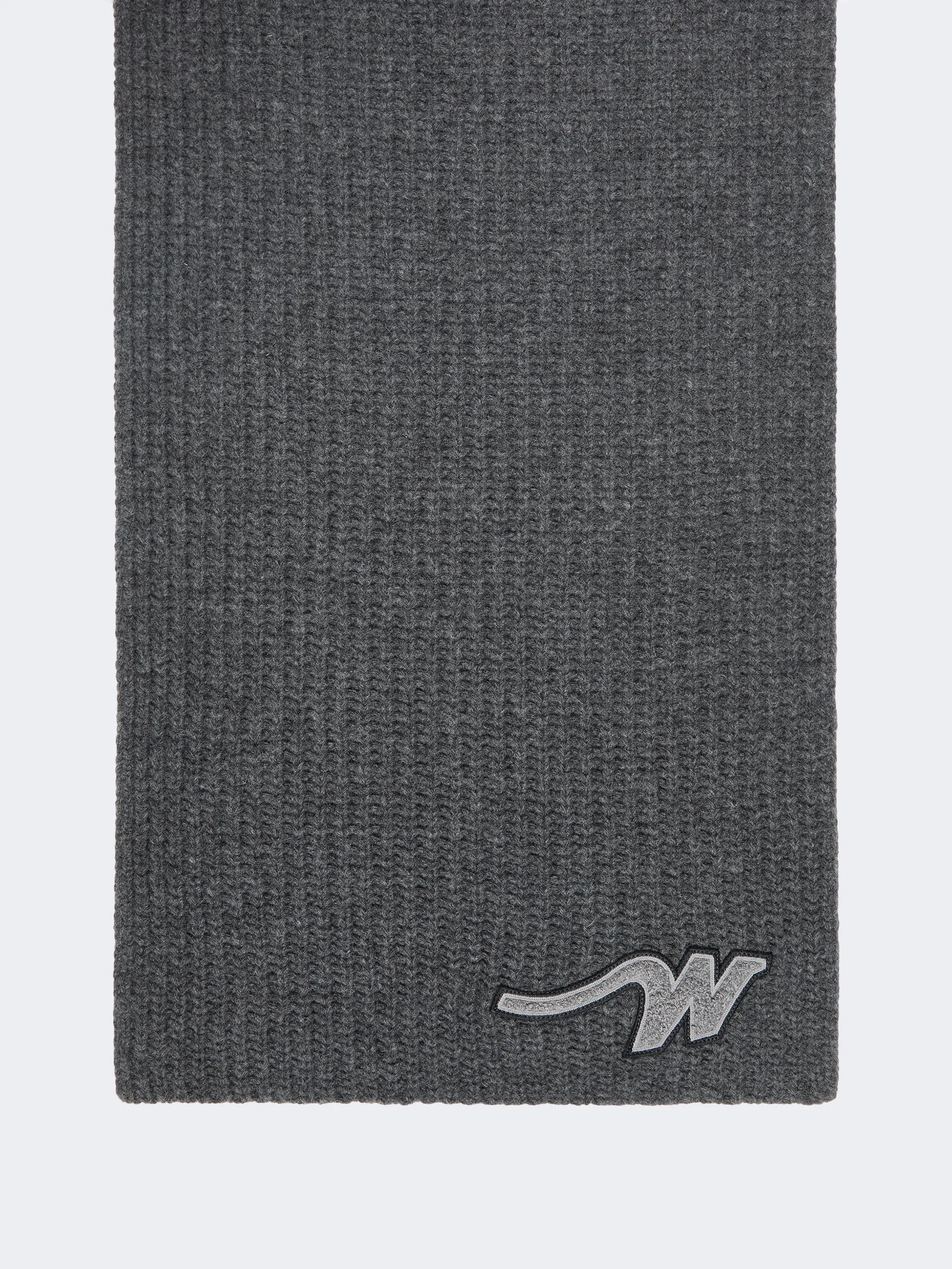 BARDIES Wool yarn scarf - DARK GREY - 1