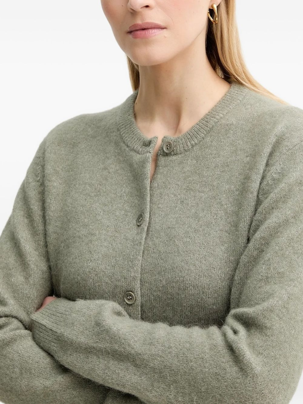 button-up cardigan - 3