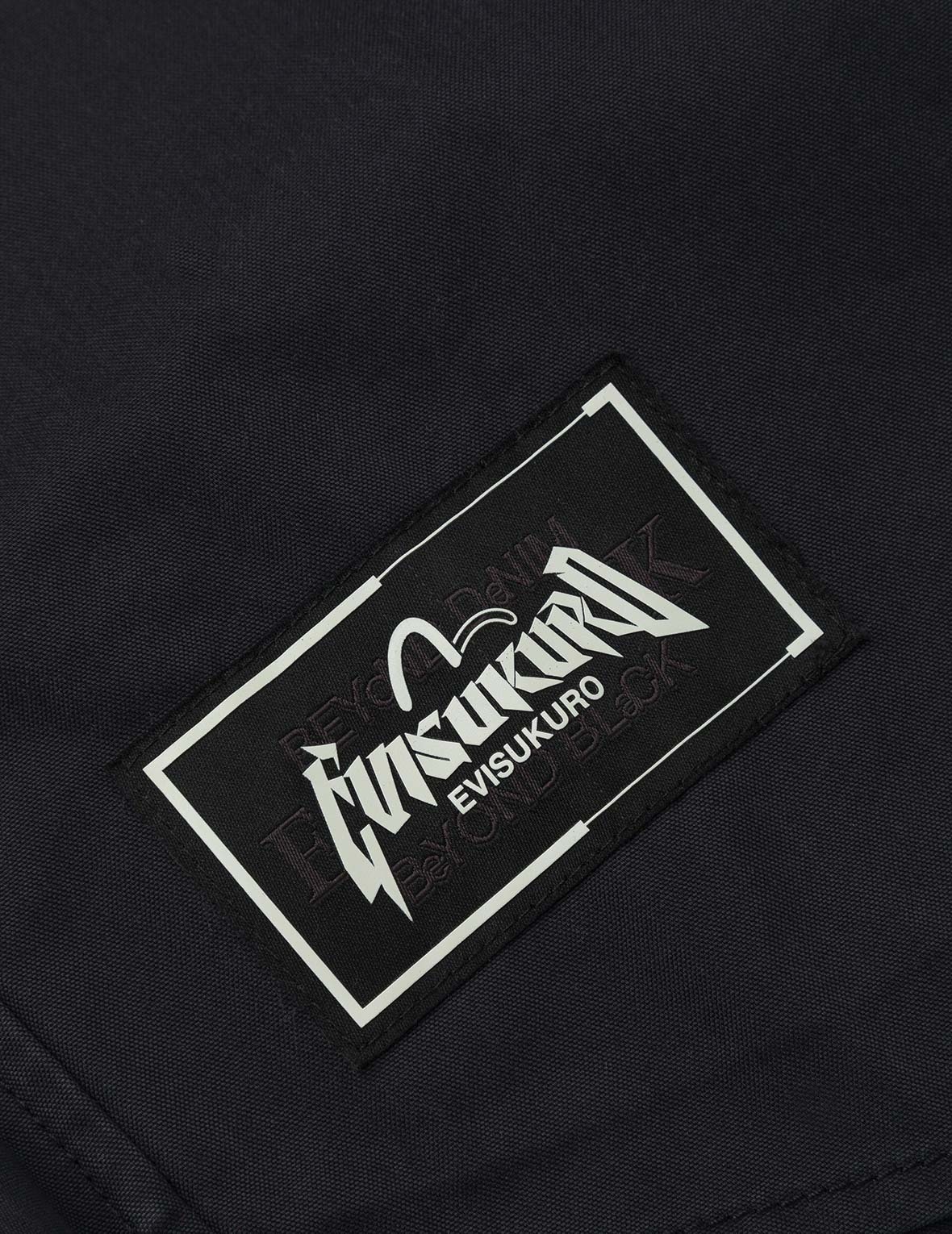 Logo and Seagull Embroidery with Detachable Sleeves Loose Fit Shirt Jacket - 9