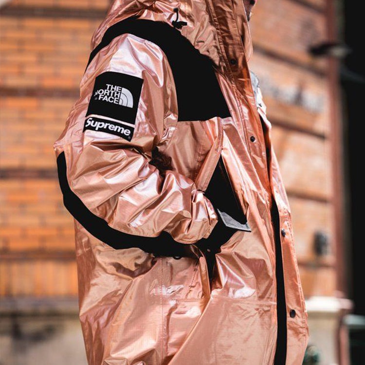 Supreme x The North Face Metallic Mountain Parka Rose Gold SUP-SS18-603 - 6