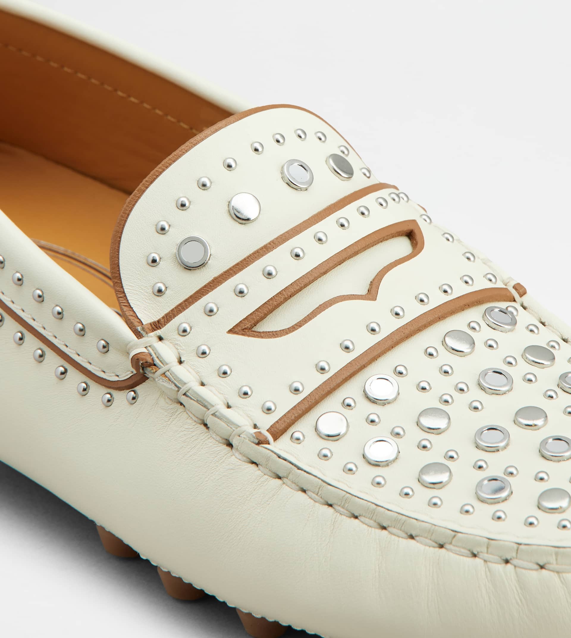 GOMMINO BUBBLE IN LEATHER - OFF WHITE - 6