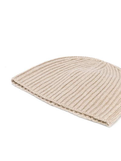 Jil Sander ribbed knit beanie outlook