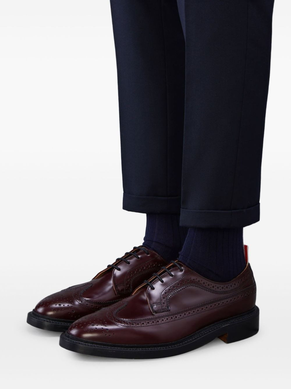 leather derby shoes - 5