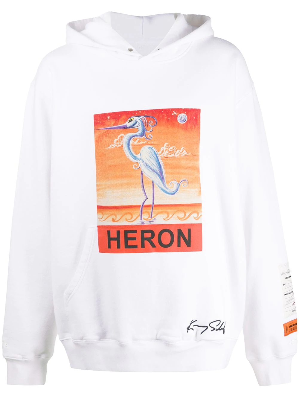 Heron hooded sweatshirt - 1