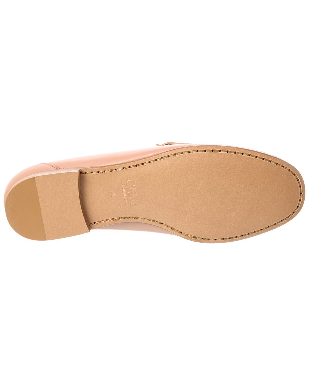 Chloé Logo Leather Loafer - 4