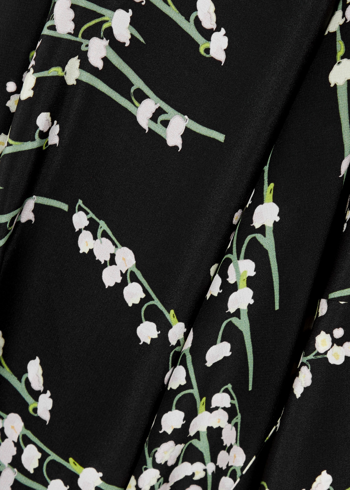 Peignoir floral-print silk wrap dress - 5