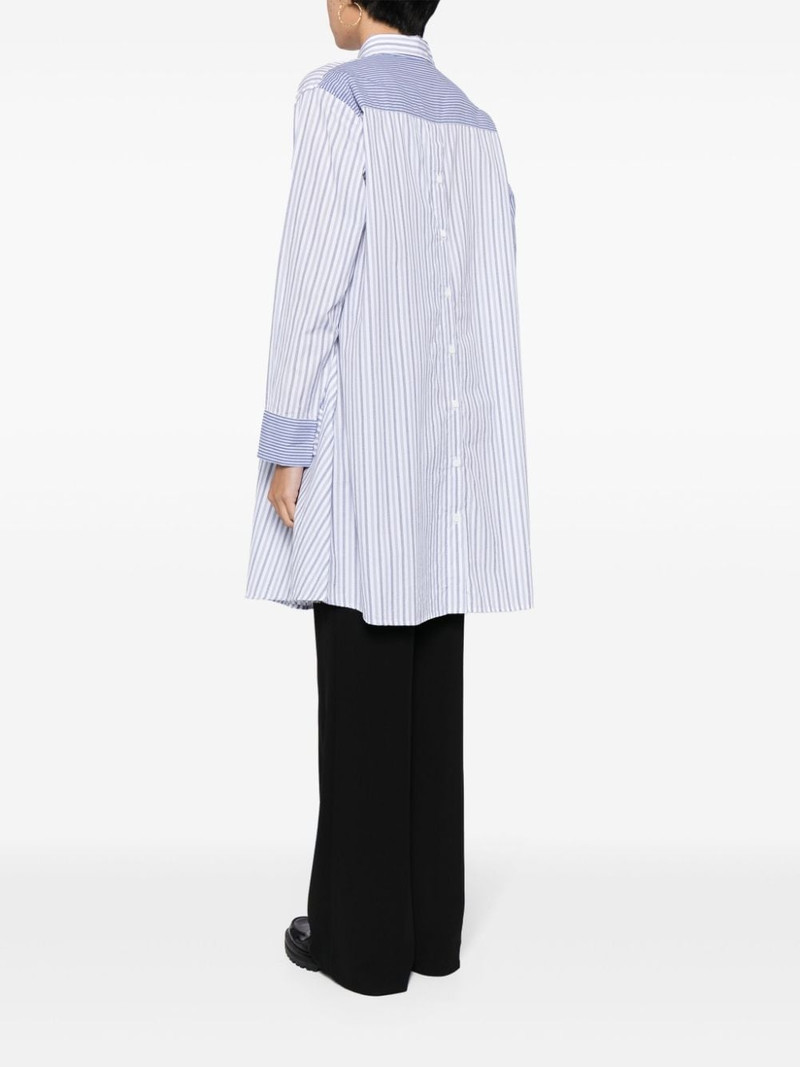 asymmetric striped cotton shirt 4