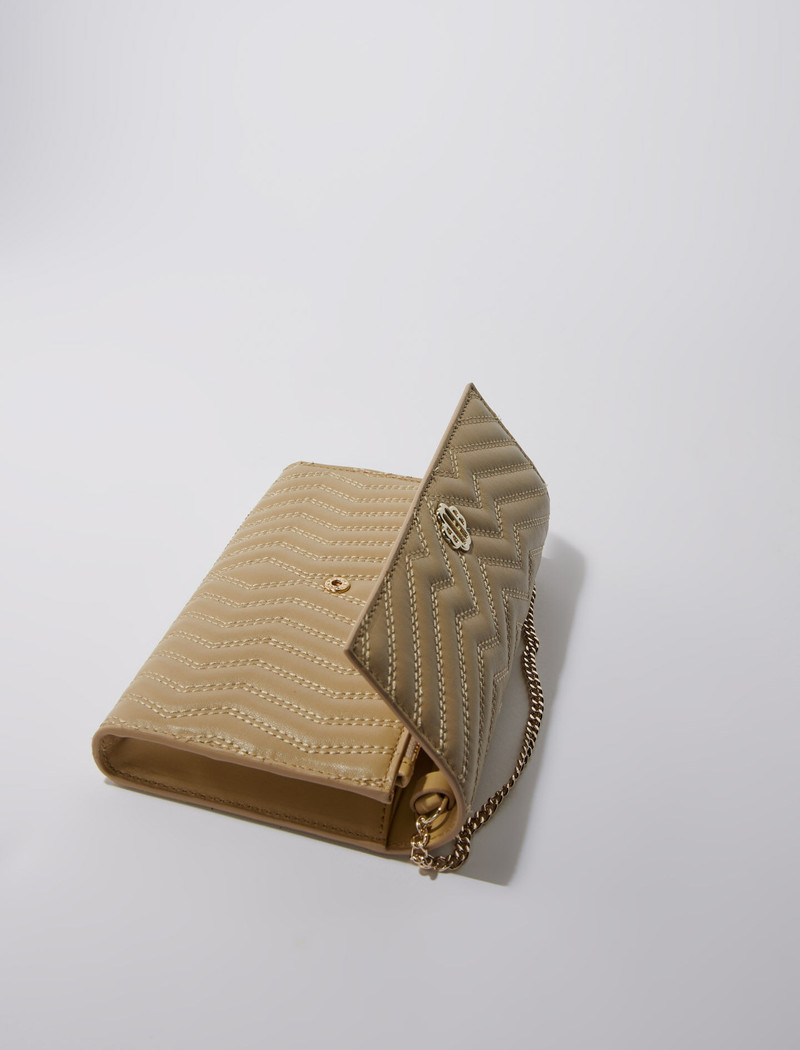 Leather wallet on chain 4