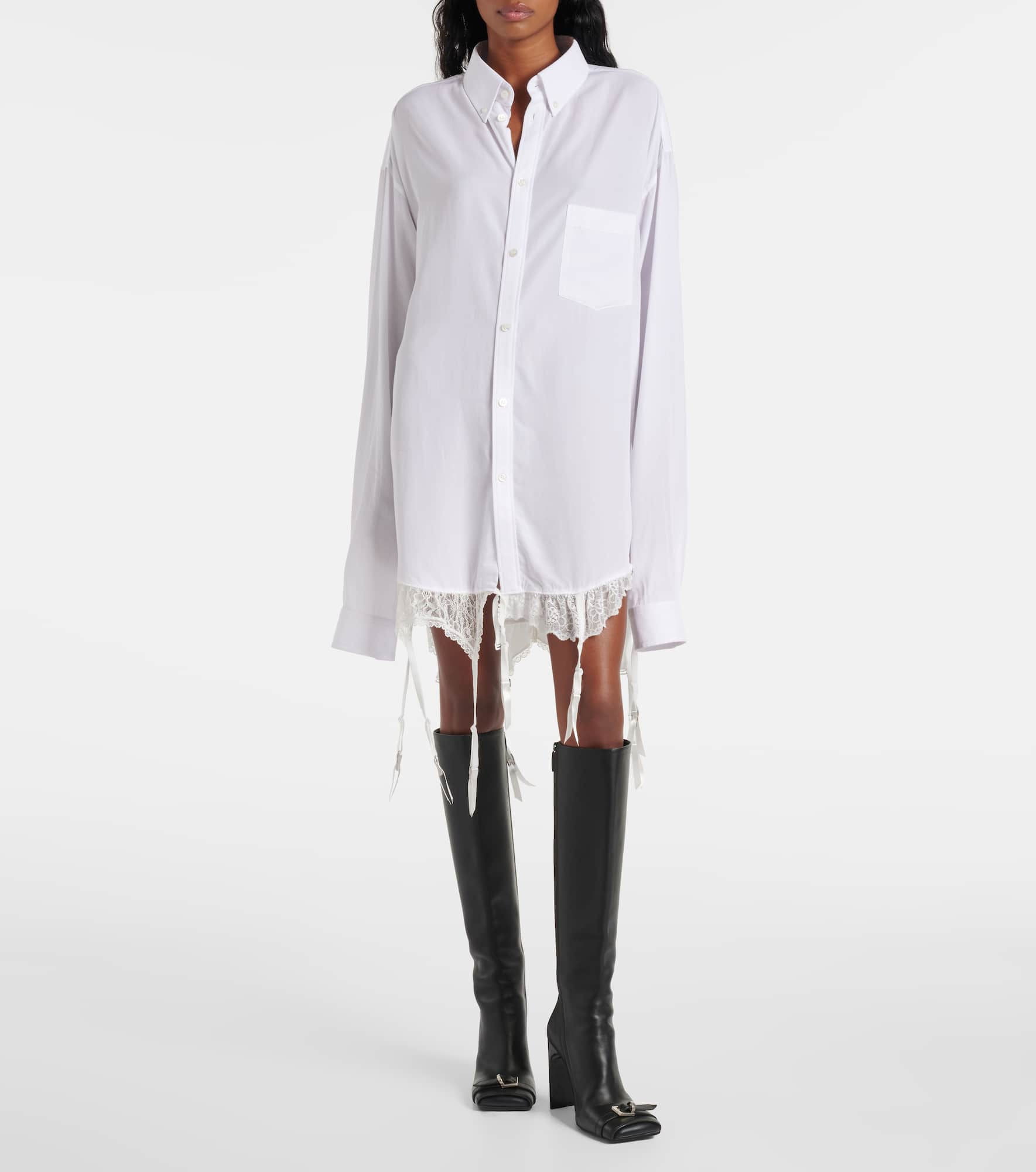 Bel Air 100 leather knee-high boots - 3