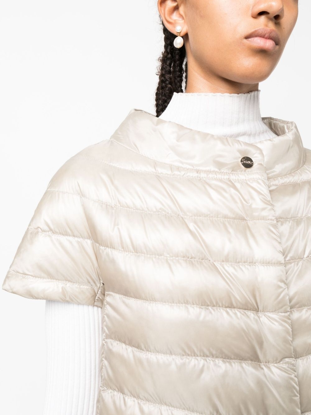 Margherita short-sleeve quilted jacket - 5