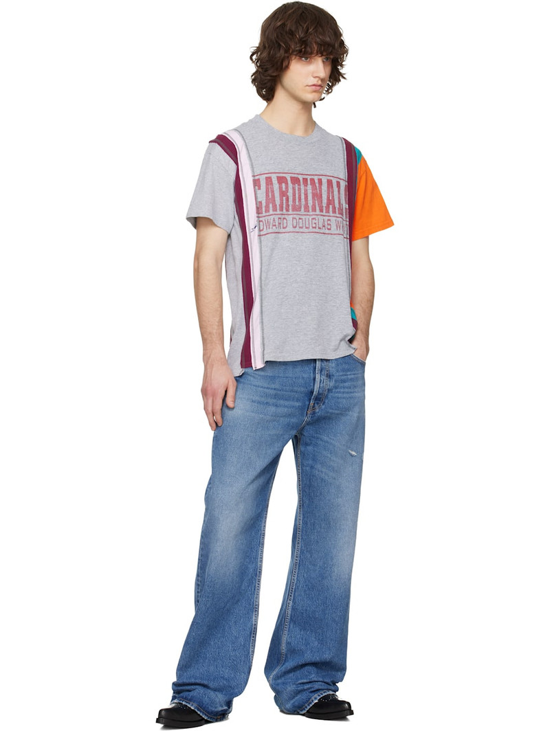 NEEDLES Multicolor 7 Cut S/S College T-shirt outlook