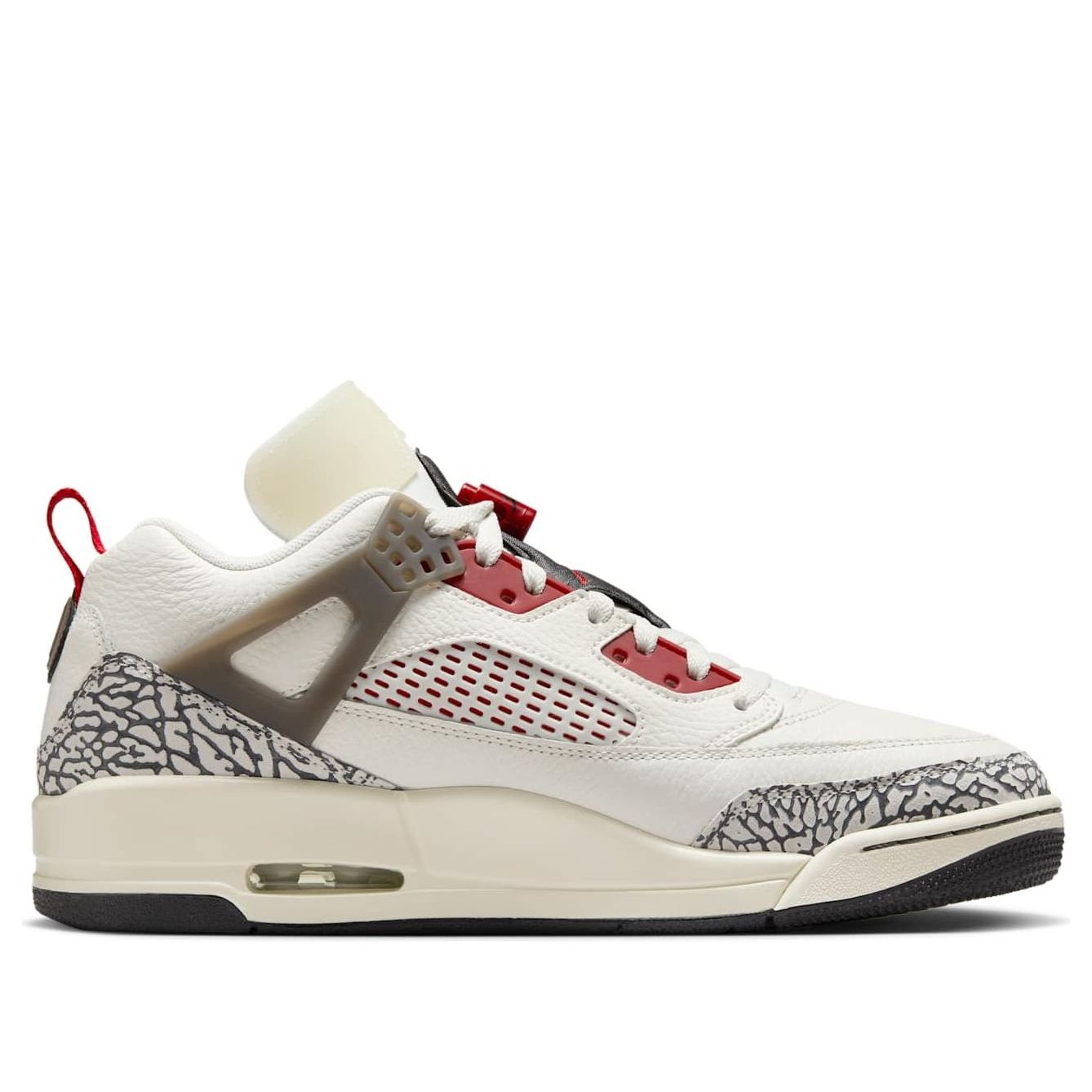 Air Jordan Spizike Low 'Sail Cement Varsity Red' FQ1759-116 - 2