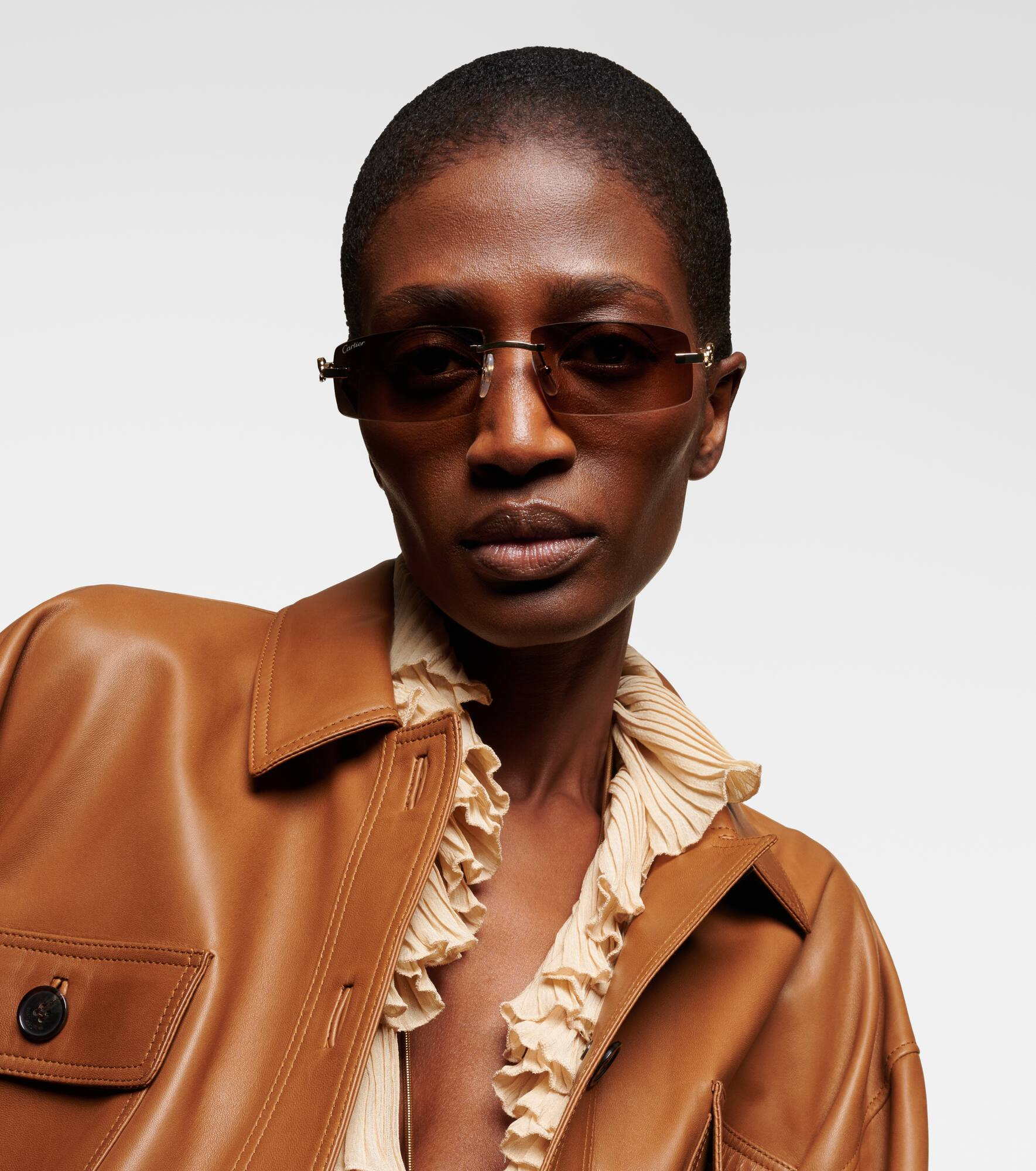 Panthère De Cartier rectangular sunglasses - 3
