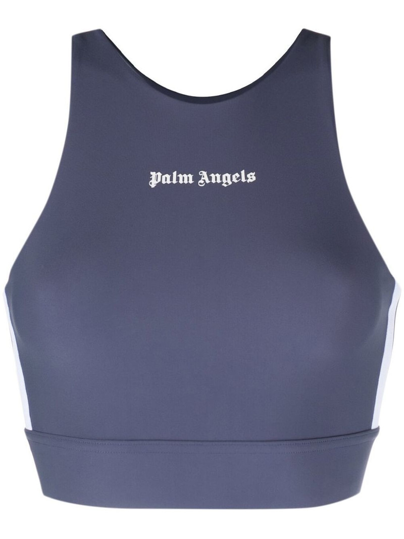 logo-print tank top 1