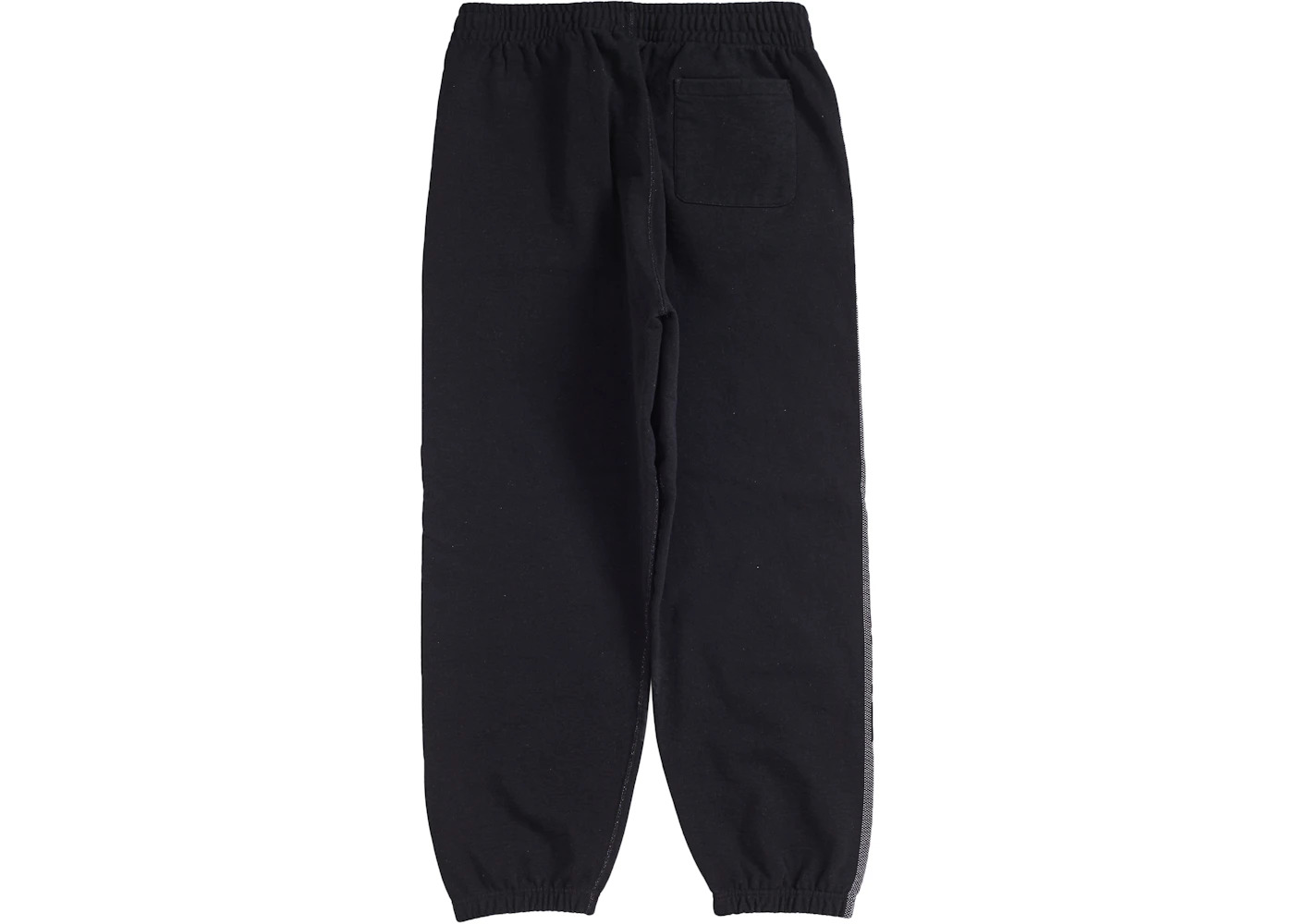 Supreme Jacquard Stripe Sweatpant Black - 2