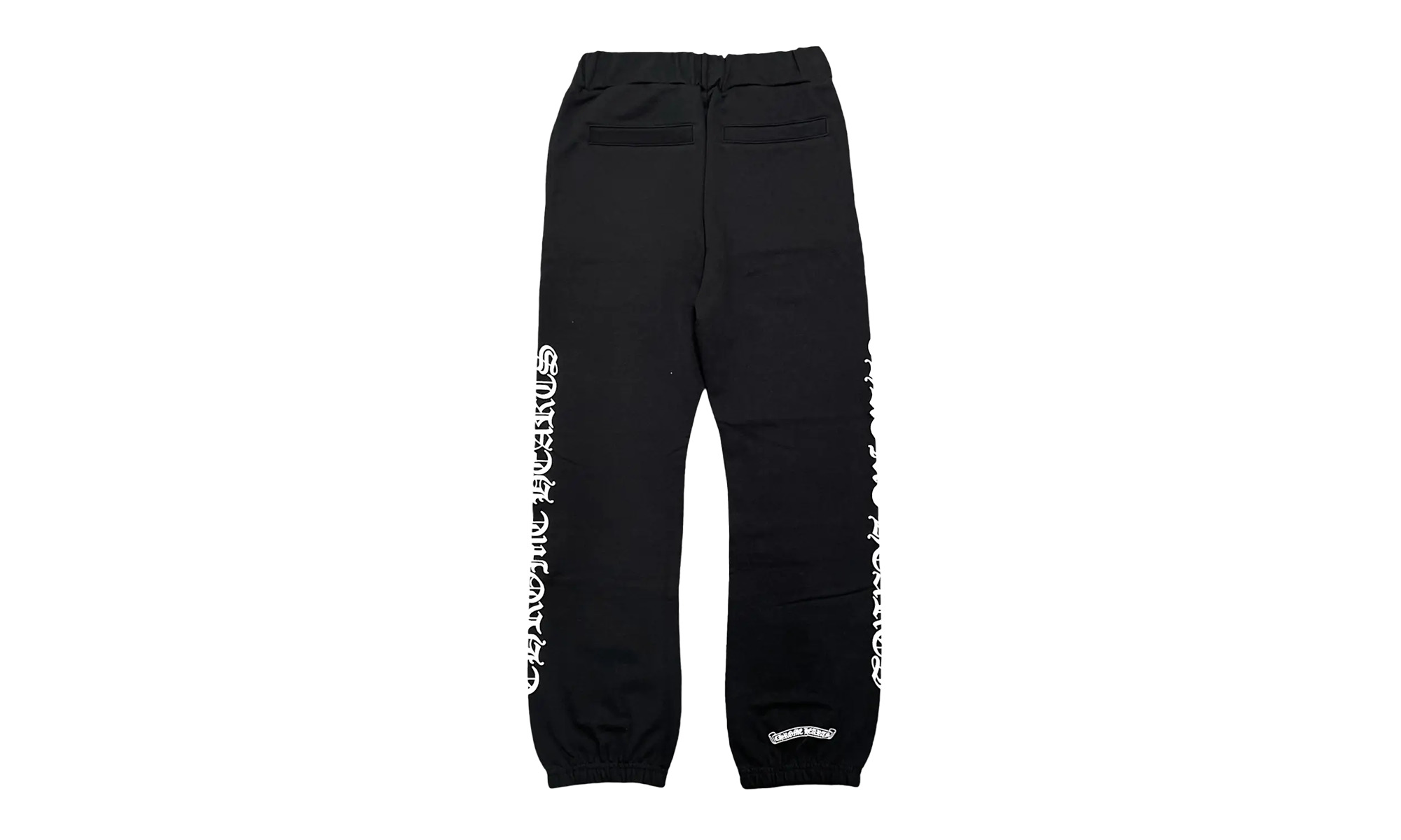 Scroll Logo Thermal Lined Sweatpants "Black/White" - 2