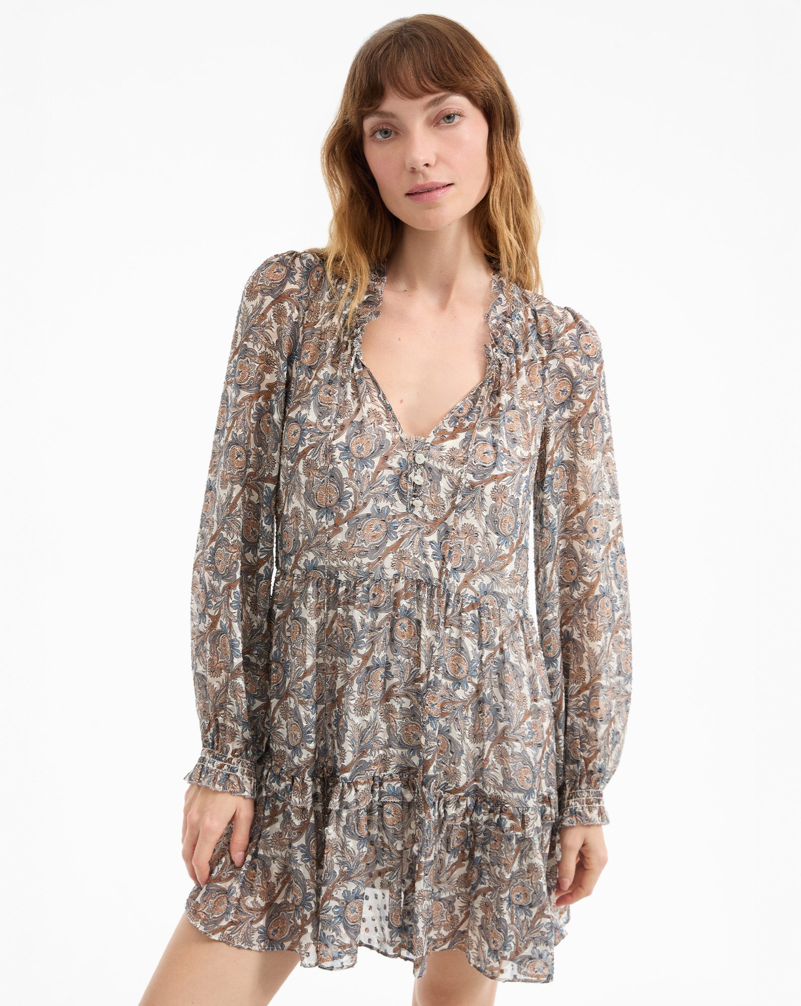 CHARLES SILK MINI DRESS - 2