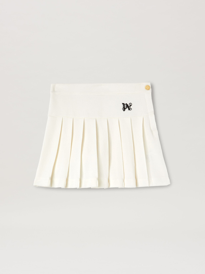 Monogram Pleated Skirt - 1