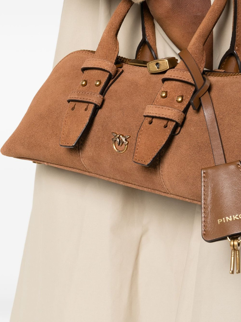 PINKO padlock top-handles tote bag outlook