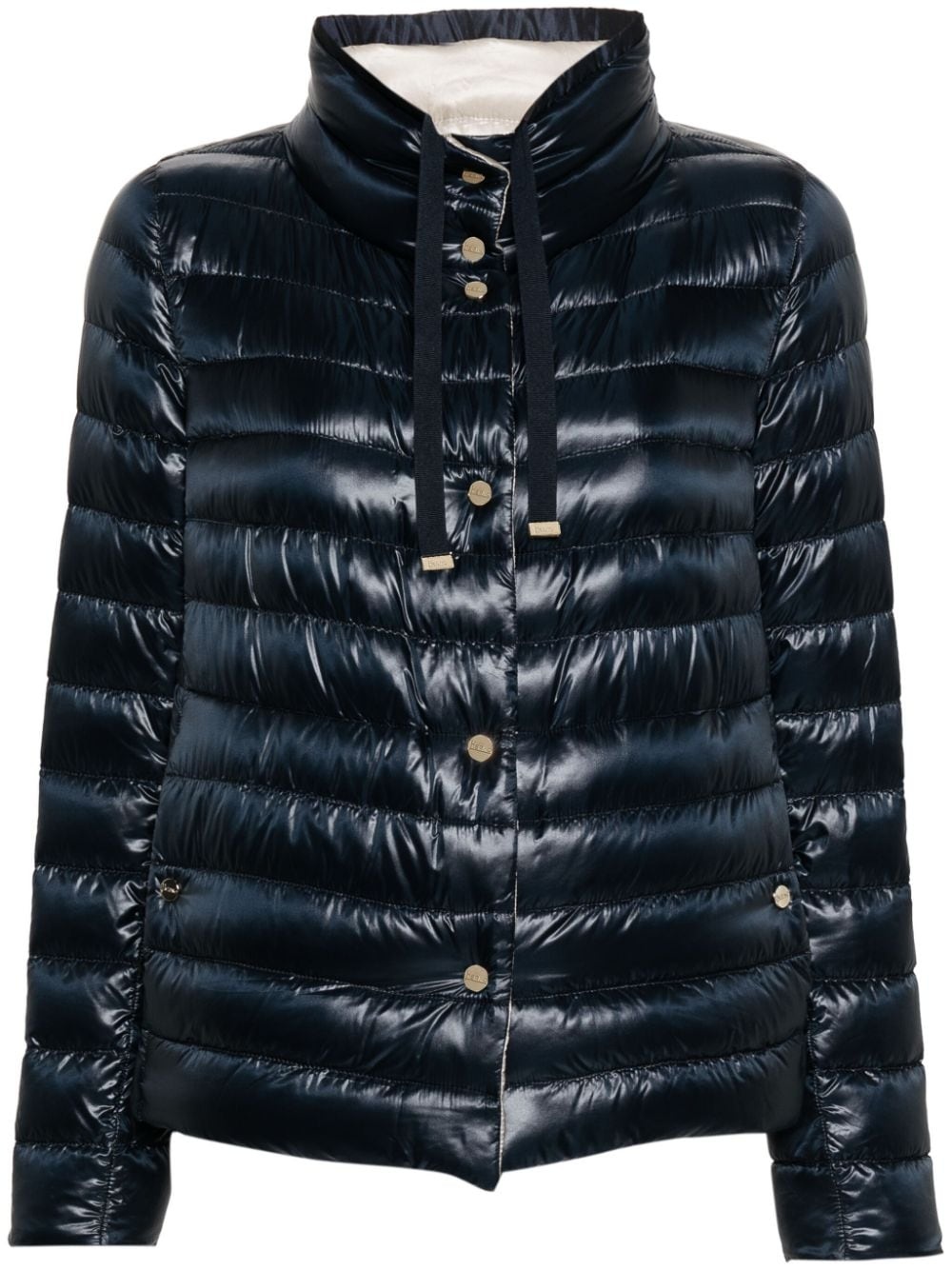 high-shine puffer jacket - 1