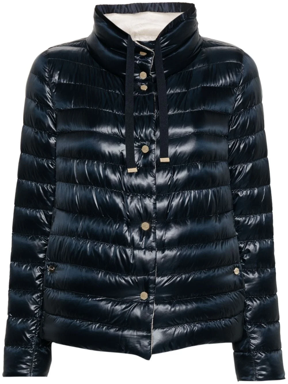 high-shine puffer jacket - 1