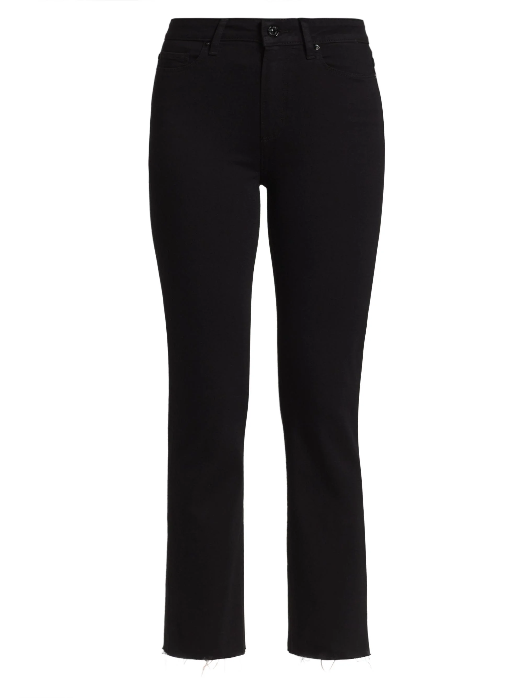 Women's Cindy High-Rise Ankle Straight Jeans - Black Shadow - 1