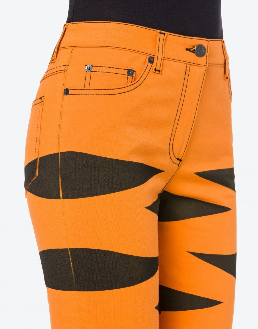 CHINESE NEW YEAR GABARDINE TROUSERS - 4