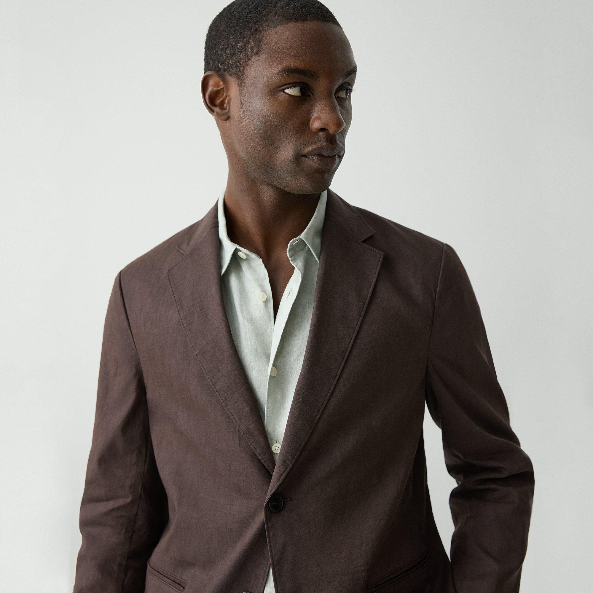 Clinton Blazer in Good Linen - 5
