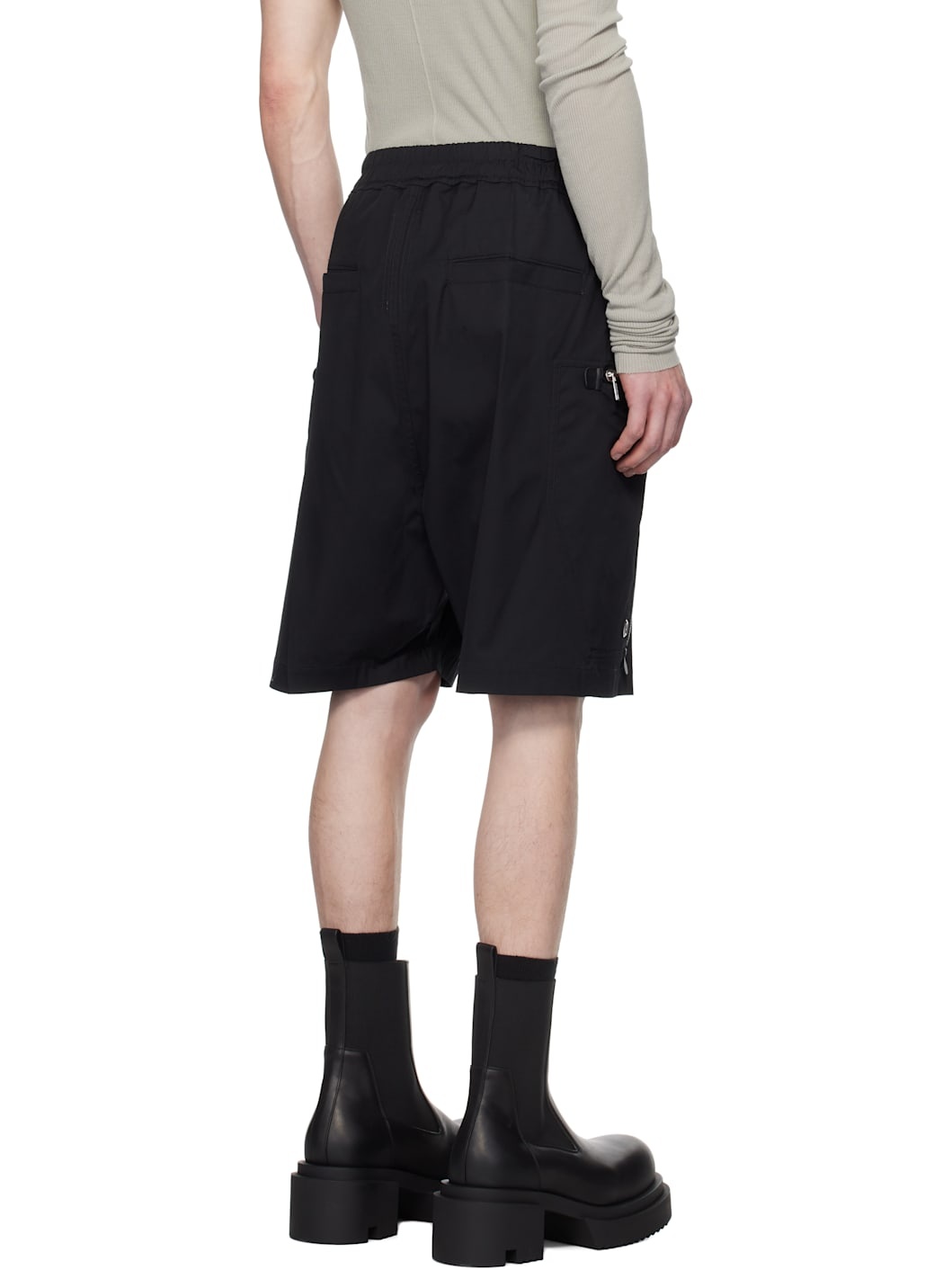 Black Hollywood Heavy Bauhaus Bela Shorts - 3