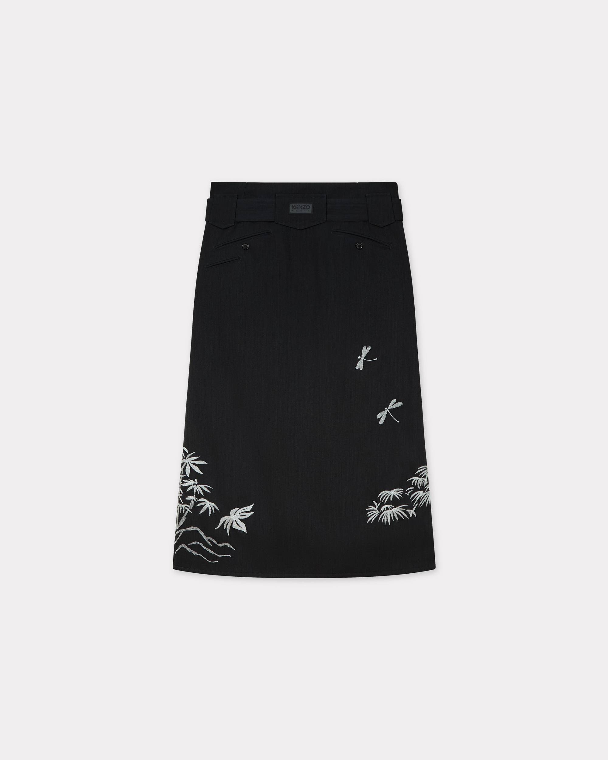 'KENZO Paris Jungle' embroidered skirt - 2