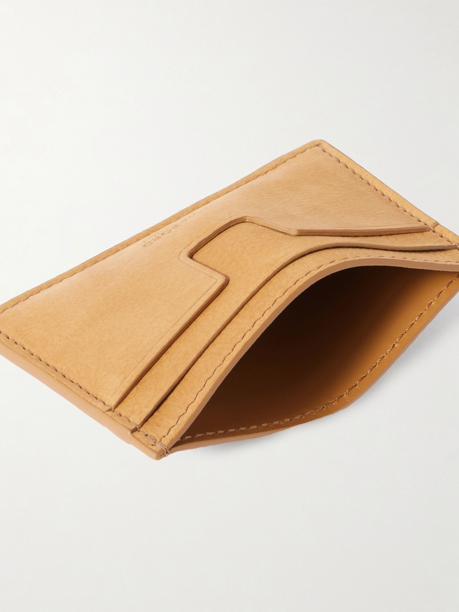 Nubuck Cardholder Brown - 4
