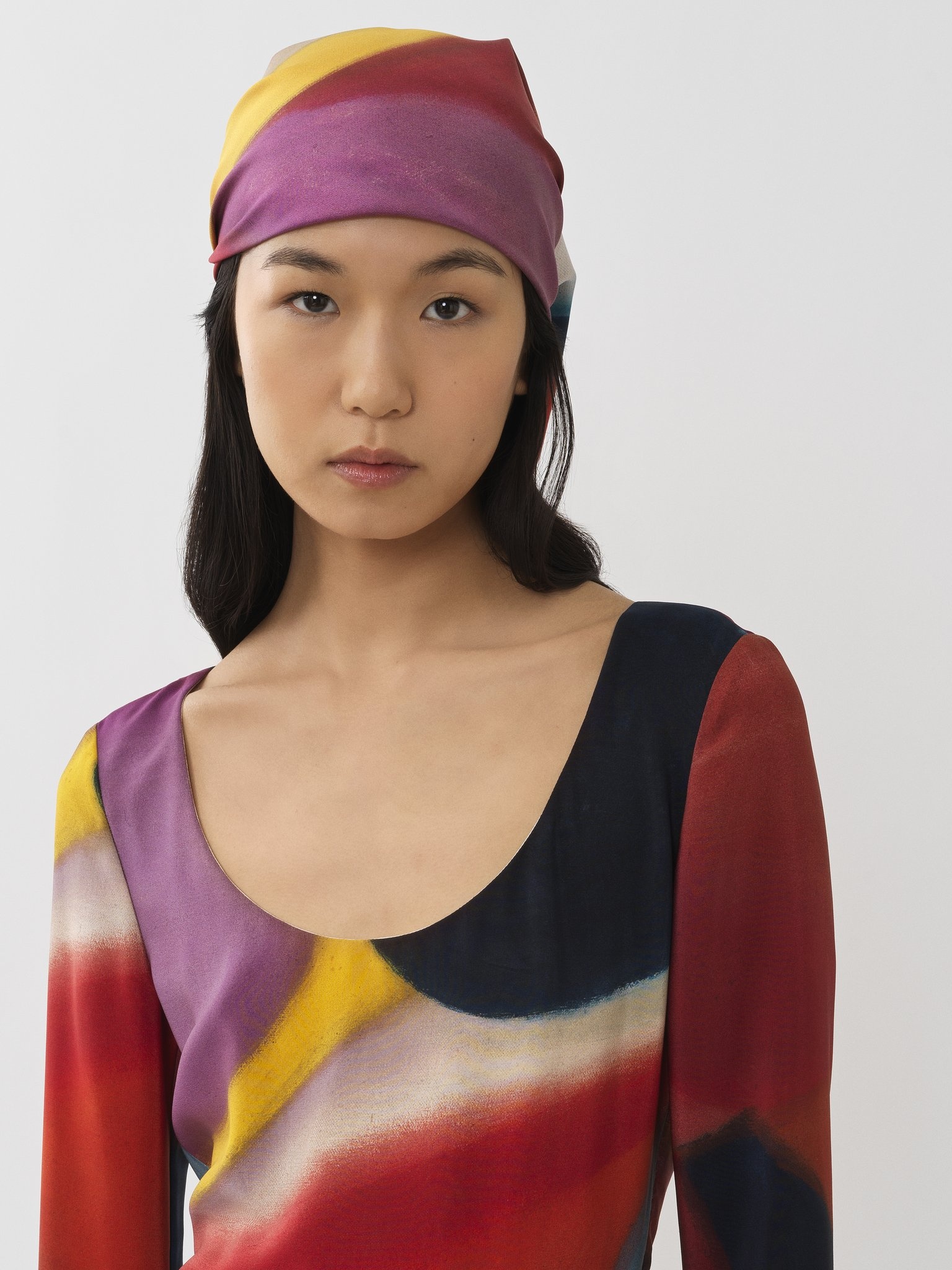 CAROLINE DENERVAUD FOR CHLOÉ PRINTED SCARF - 4
