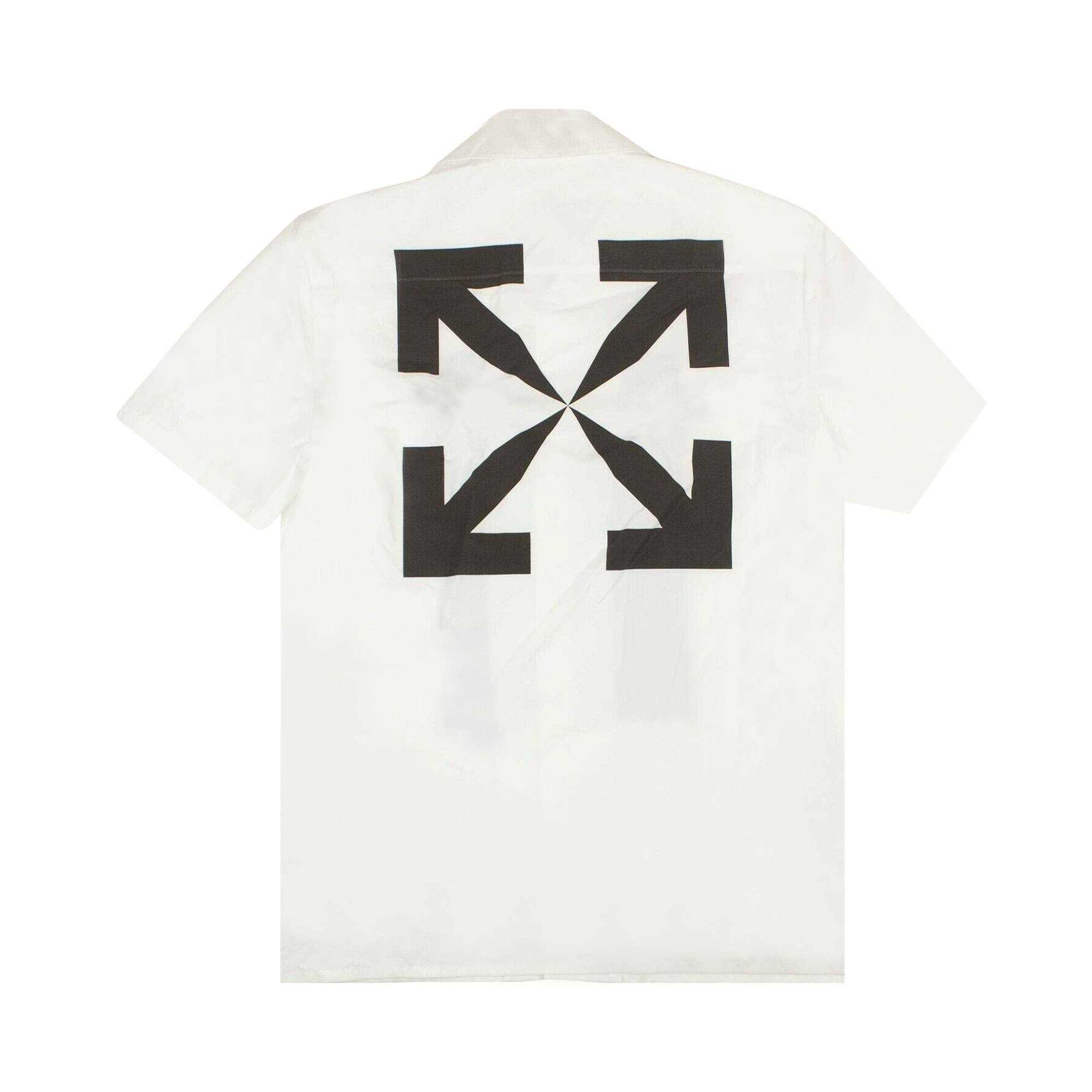 Off-White La Gioconda Bowling Shirt 'White/Black' - 2