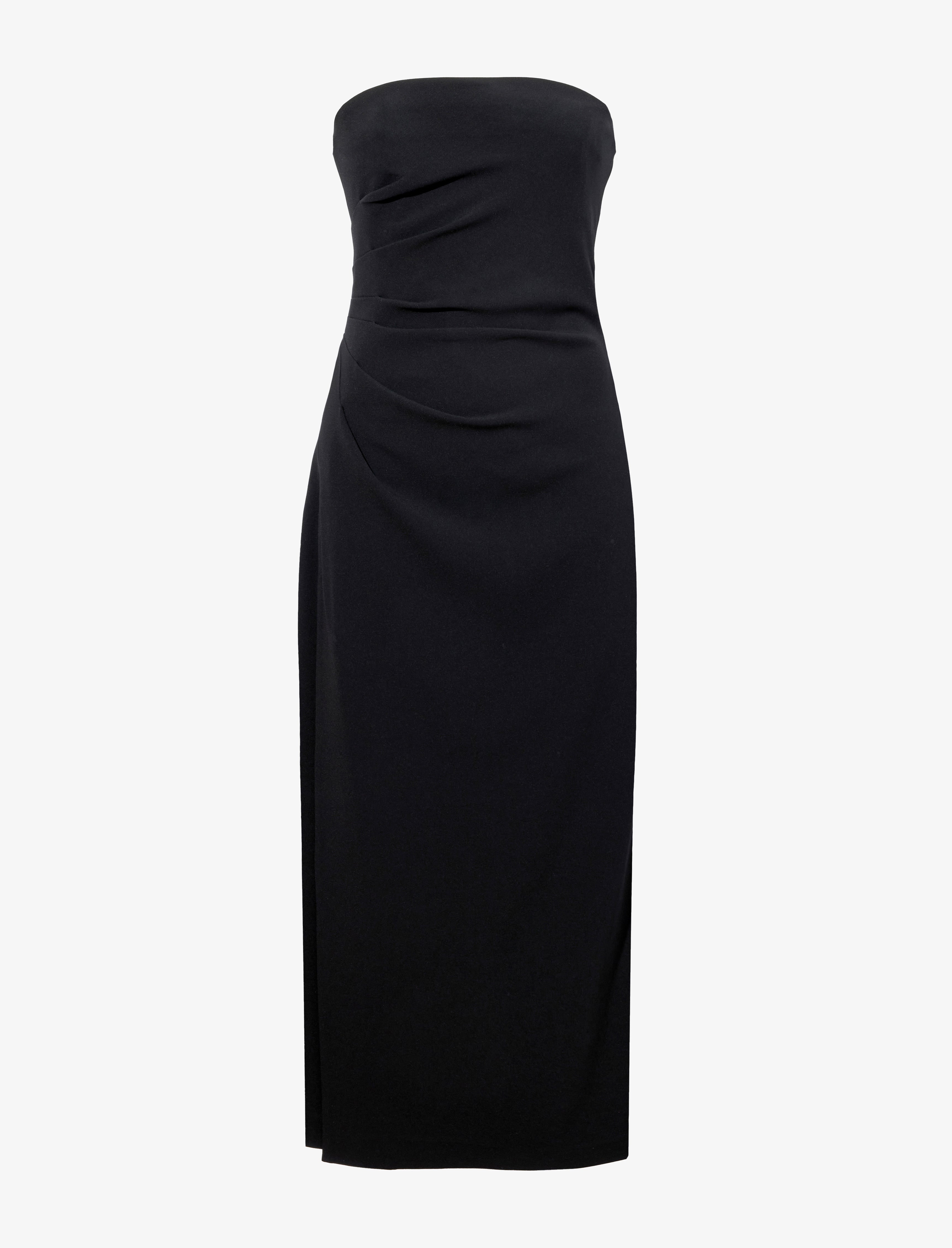 Shira Strapless Dress In Matte Viscose Crepe - 1