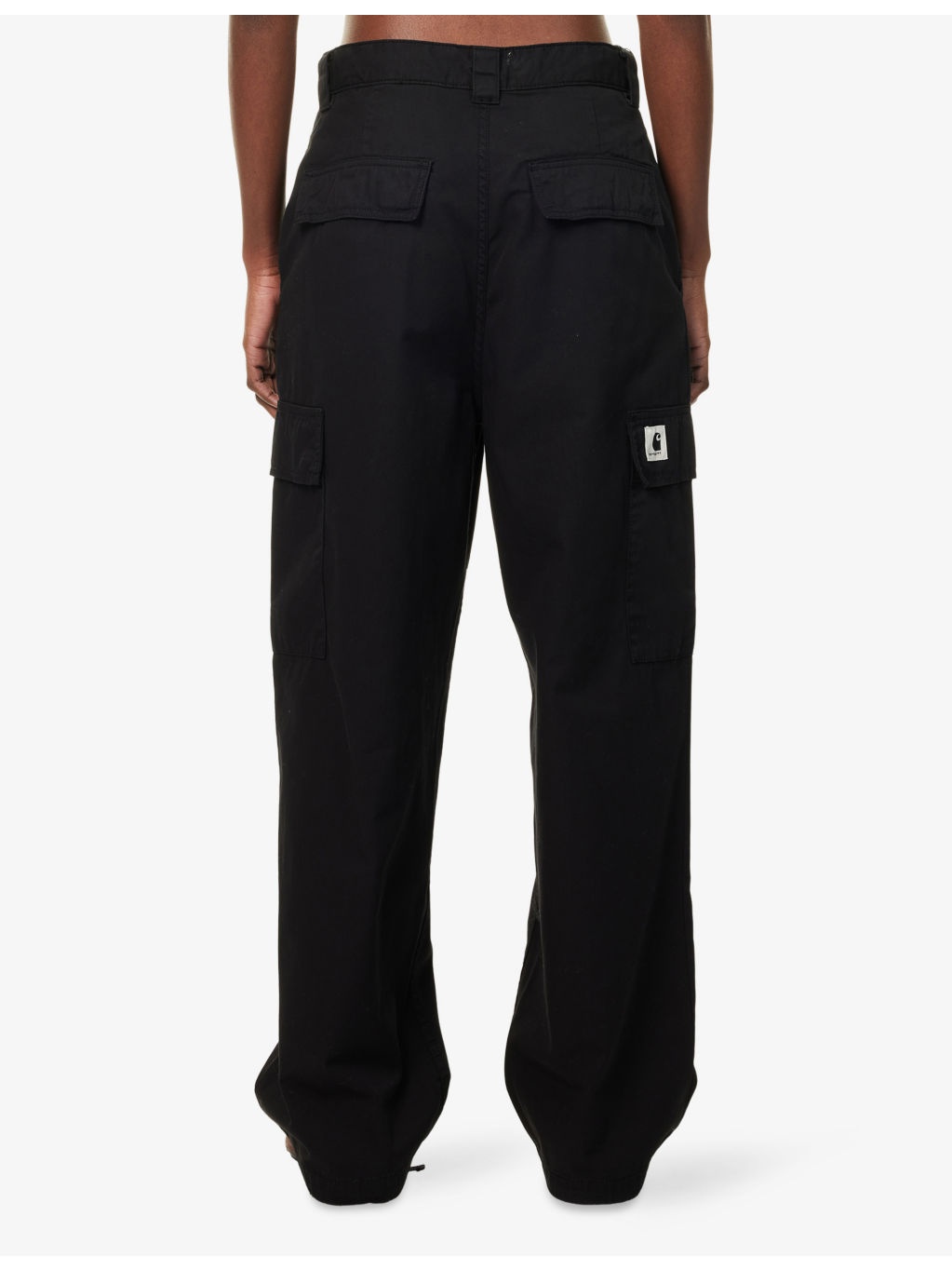 Kingston Logo-Patch Cotton Cargo Trousers - 4