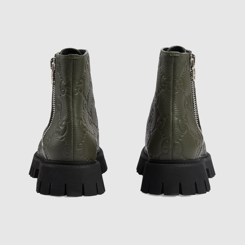 Men's GG leather boot 5