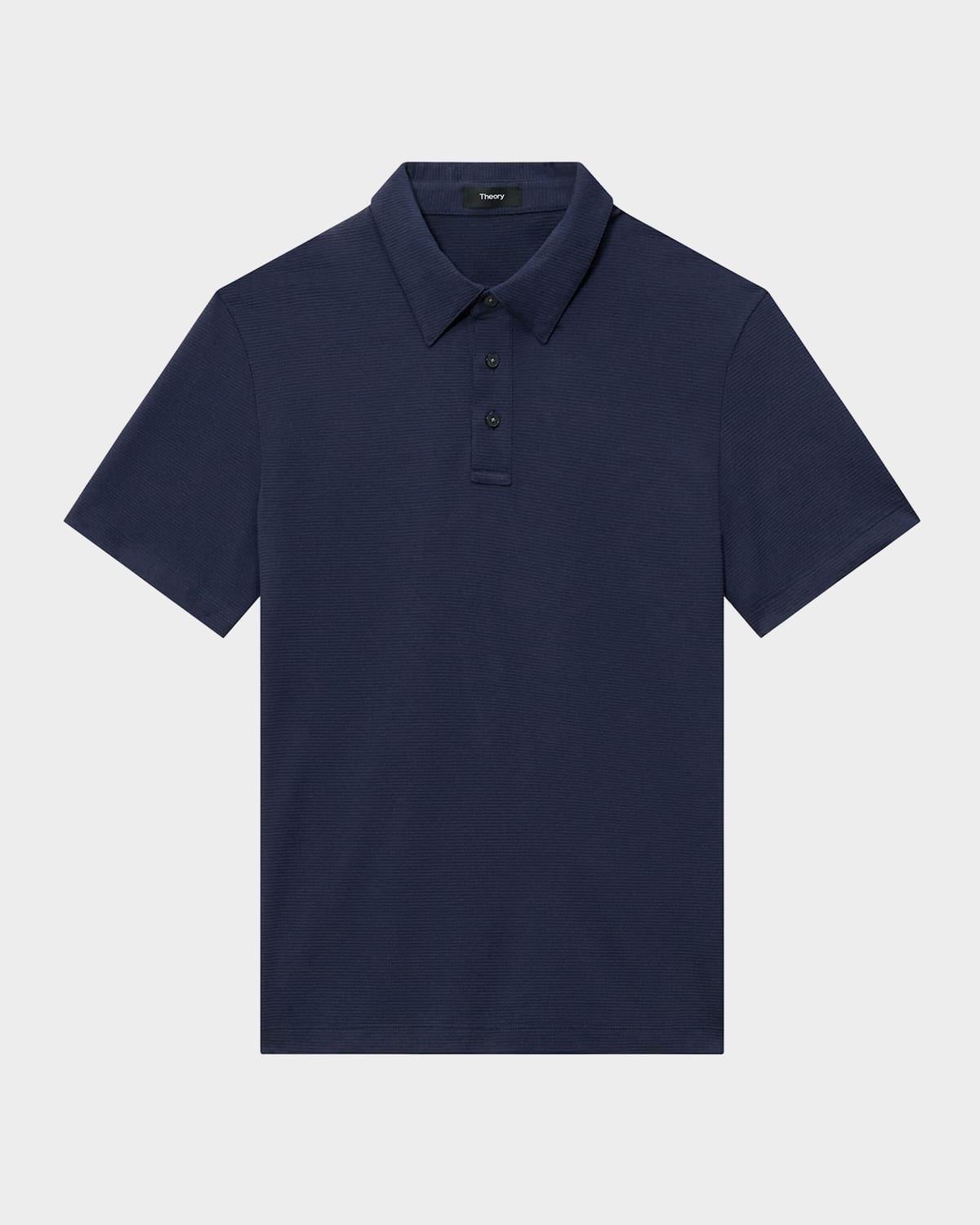 Men's Striped Cotton-Blend Polo Shirt - 1