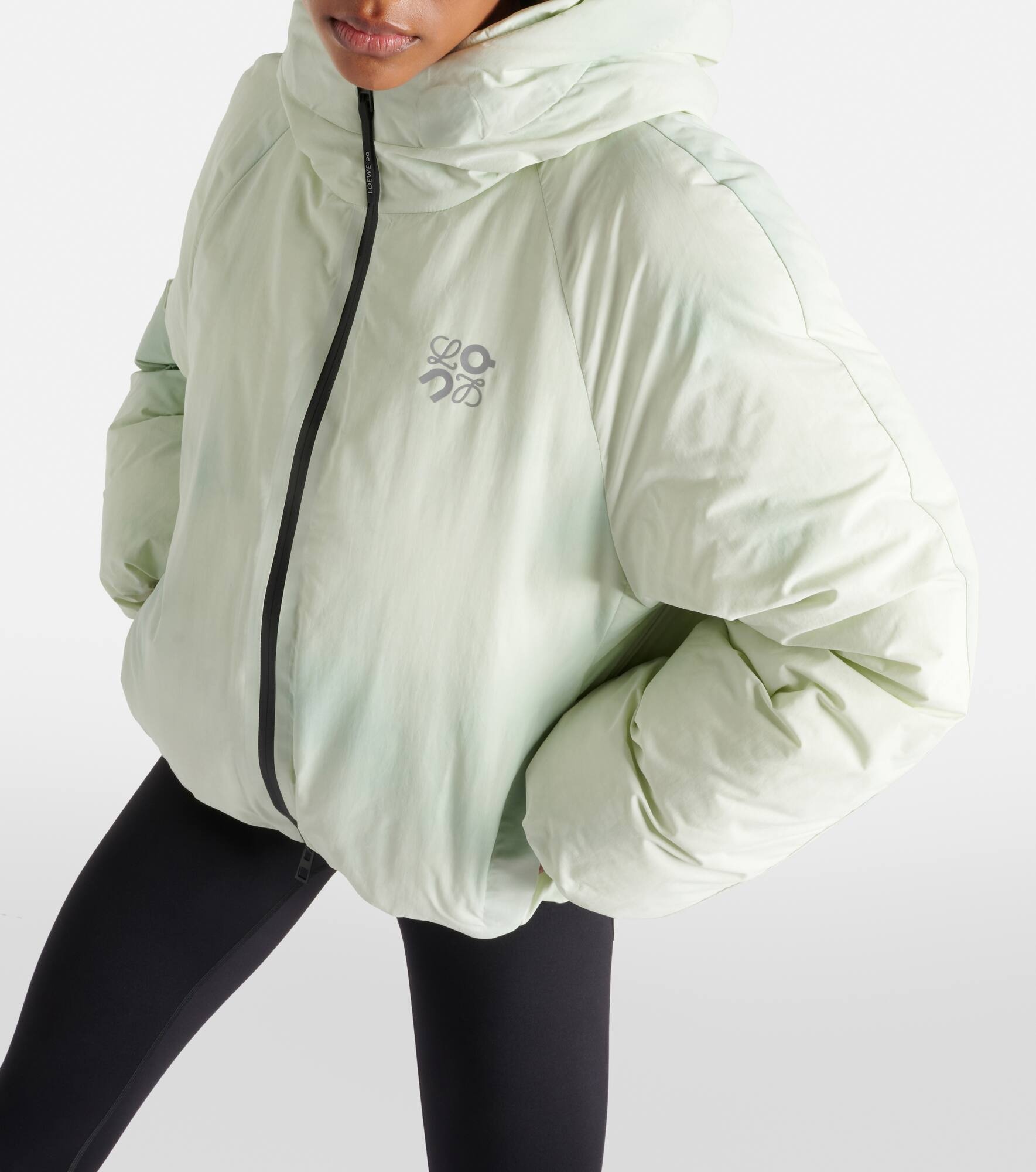 x On tie-dye technical puffer jacket - 5